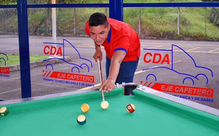 Mesa de billar CDA Eje Cafetero